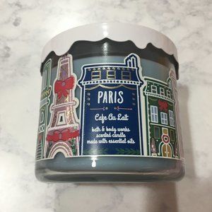 Bath & Body Works Cafe Au Lait 3 Wick Candle